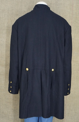 Frock Coat schwarz, 1 reihig, 9 Messing Knpfe