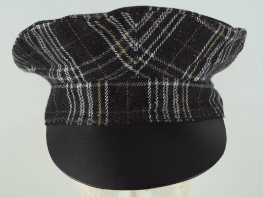 Forage Cap dunkelbraun kariert