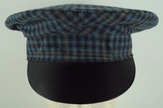 Forage Cap blau/braun kariert