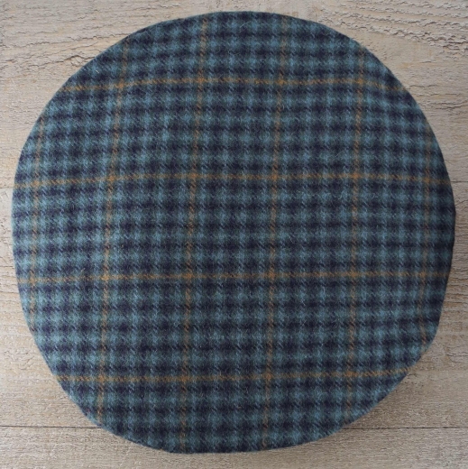 Forage Cap blau/braun kariert