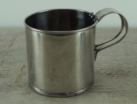 Tasse mittel, ca. 420 ml, stainless, ca. 9 x 8 cm, Material: Edelstahl, geltet