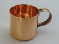 Tasse klein, ca. 300 ml,Material: Kupfer, ca. 8 x 8 cm gezogen